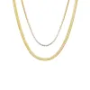 Two In One Tennis X Herringbone Necklace sold by Adina Eden's