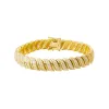 Fancy Pave Tennis Link Bracelet sold by Adina Eden's