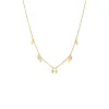 Solid/Pave Diamond Shape Shaker Necklace sold by Adina Eden's