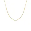CZ X Bar Chain Necklace sold by Adina Eden's