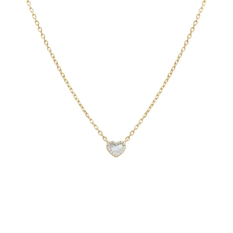 Mini Pave Colored Gemstone Pendant Necklace sold by Adina Eden's