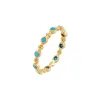 Colored X Beaded Eternity Ring sold by Adina Eden's