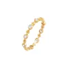 Colored X Beaded Eternity Ring sold by Adina Eden's