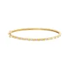Diamond X Solid Square Bangle 14K sold by Adina Eden's