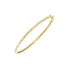 Diamond X Solid Square Bangle 14K sold by Adina Eden's