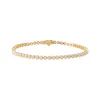Diamond 2 Carat Bezel Tennis Bracelet 14K sold by Adina Eden's
