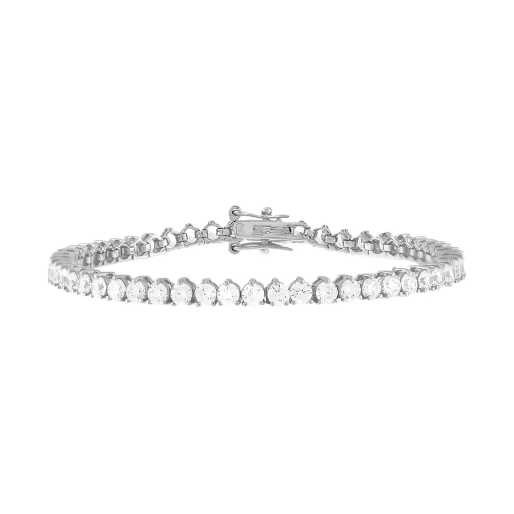 Three Prong Tennis Bracelet sold by Adina Eden's