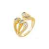 Multi Marquise Bezel Open Claw Ring sold by Adina Eden's