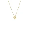 Evil Eye X Hamsa Necklace sold by Adina Eden's