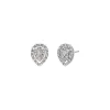 Diamond Pave Pear Stud Earring 14K sold by Adina Eden's