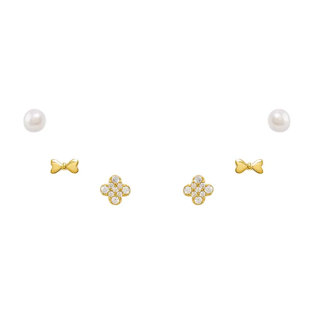 Clovers & Things Stud Earring Combo Set sold by Adina Eden's