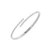 Pave Thin Overlap Claw Bangle Bracelet sold by Adina Eden's