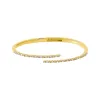 Pave Thin Overlap Claw Bangle Bracelet sold by Adina Eden's