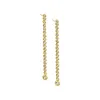 CZ Bezel Fancy Tennis Drop Stud Earring sold by Adina Eden's