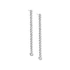CZ Bezel Fancy Tennis Drop Stud Earring sold by Adina Eden's