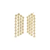 Diamond Bezel Multi Strand Drop Stud Earring 14K sold by Adina Eden's