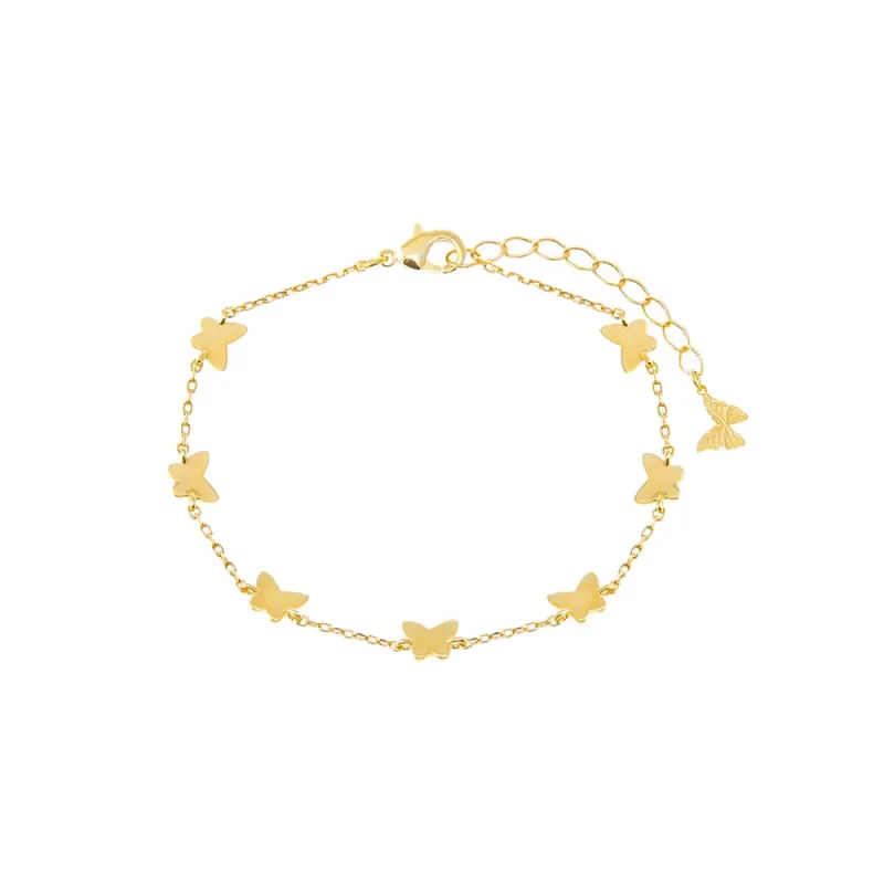 Solid Multi Butterfly Bracelet sold by Adina Eden's