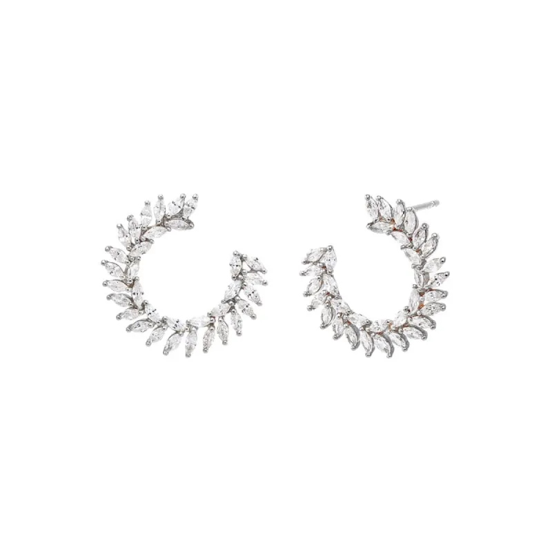 Fancy Scattered Marquise Loop On The Ear Stud Earring sold by Adina Eden's