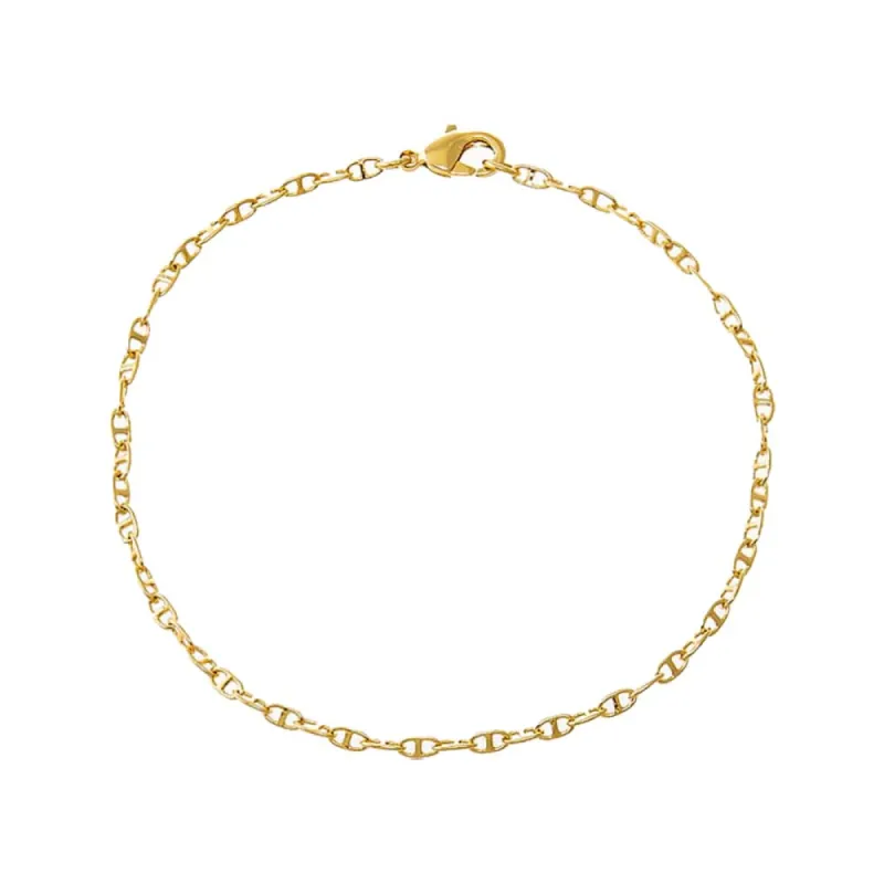 Solid Mariner Chain Anklet sold by Adina Eden's
