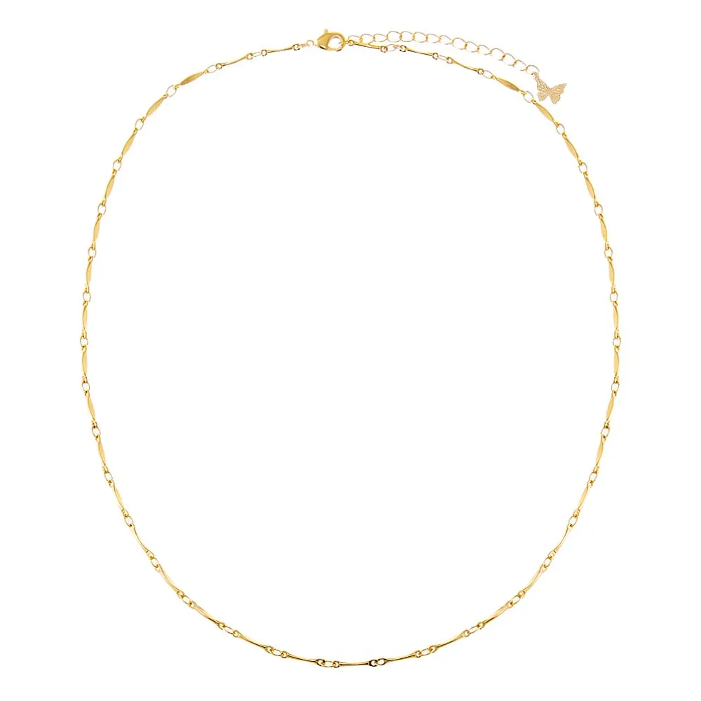 Solid Flat Bar Chain Choker sold by Adina Eden's product image thumbnail 2