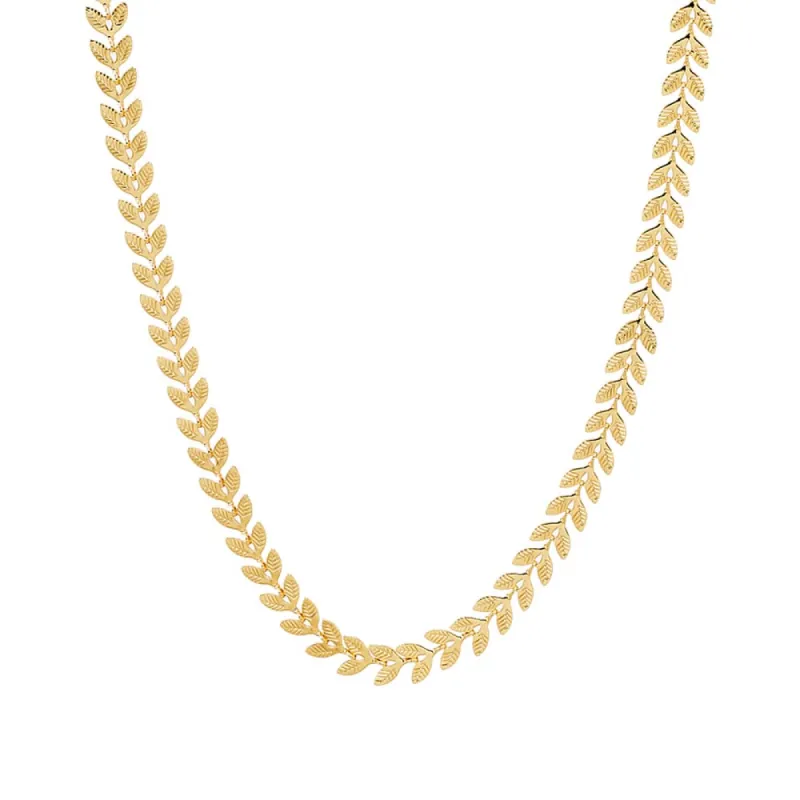 Solid Chevron Link Chain Choker sold by Adina Eden's