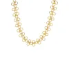 Solid Open Circle Link Chain Choker sold by Adina Eden's
