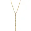 Diamond Half Carat Tennis Drop Lariat Necklace 14K sold by Adina Eden's