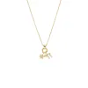 Pave Dangling Jewish Charms Pendant Necklace sold by Adina Eden's