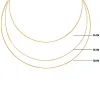 Round Omega Chain Necklace 14K sold by Adina Eden's