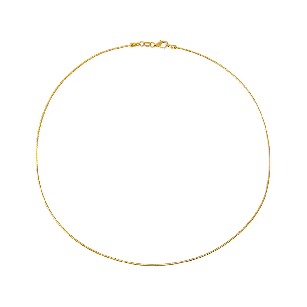 Round Omega Chain Necklace 14K sold by Adina Eden's