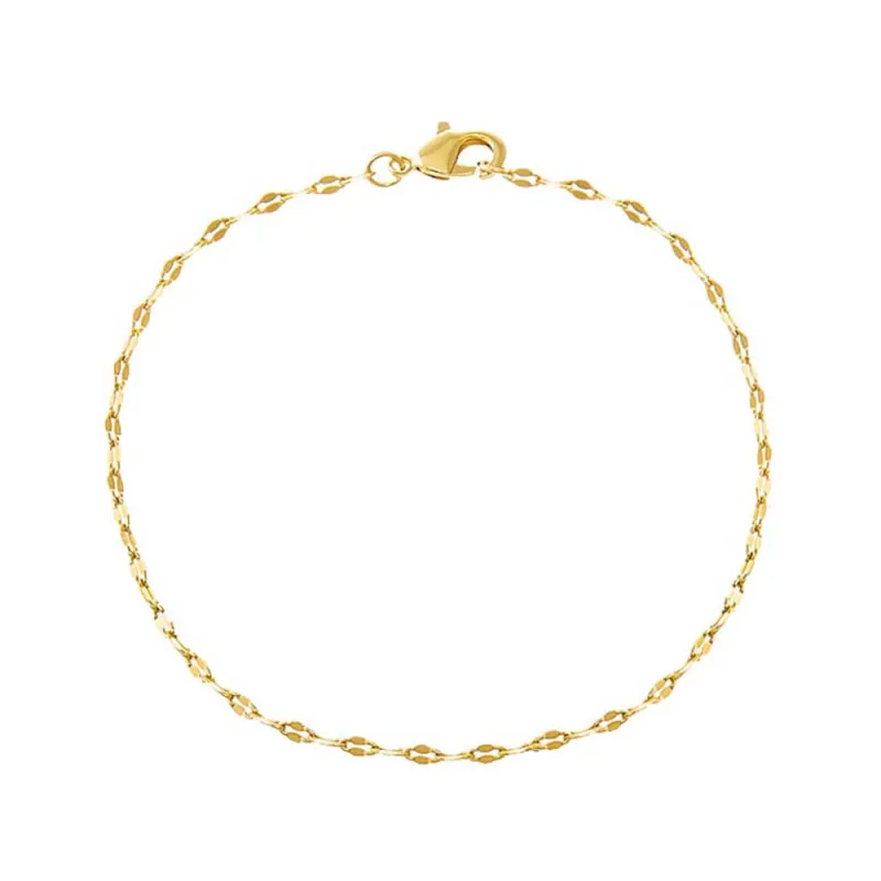 Shiny Baby Mariner Chain Anklet sold by Adina Eden's