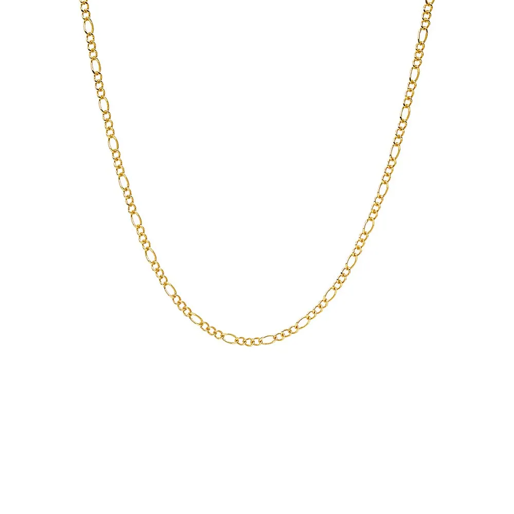 Baby Figaro Chain Necklace sold by Adina Eden's