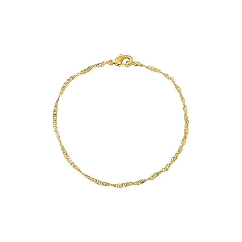 Baby Twisted Rope Chain Bracelet sold by Adina Eden's