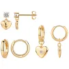 A Touch Of Hearts Earring Combo Set sold by Adina Eden's