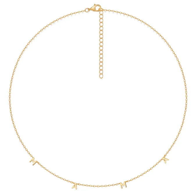 Solid Mini Mama Scattered Necklace sold by Adina Eden's