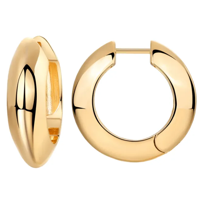 Solid Graduated Mini Hoop Earring sold by Adina Eden's