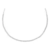 Diamond Four Prong Tennis Necklace 14K sold by Adina Eden's