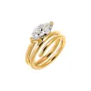 Lab Grown Diamond Marquise Coil Wrap Ring 14K sold by Adina Eden's