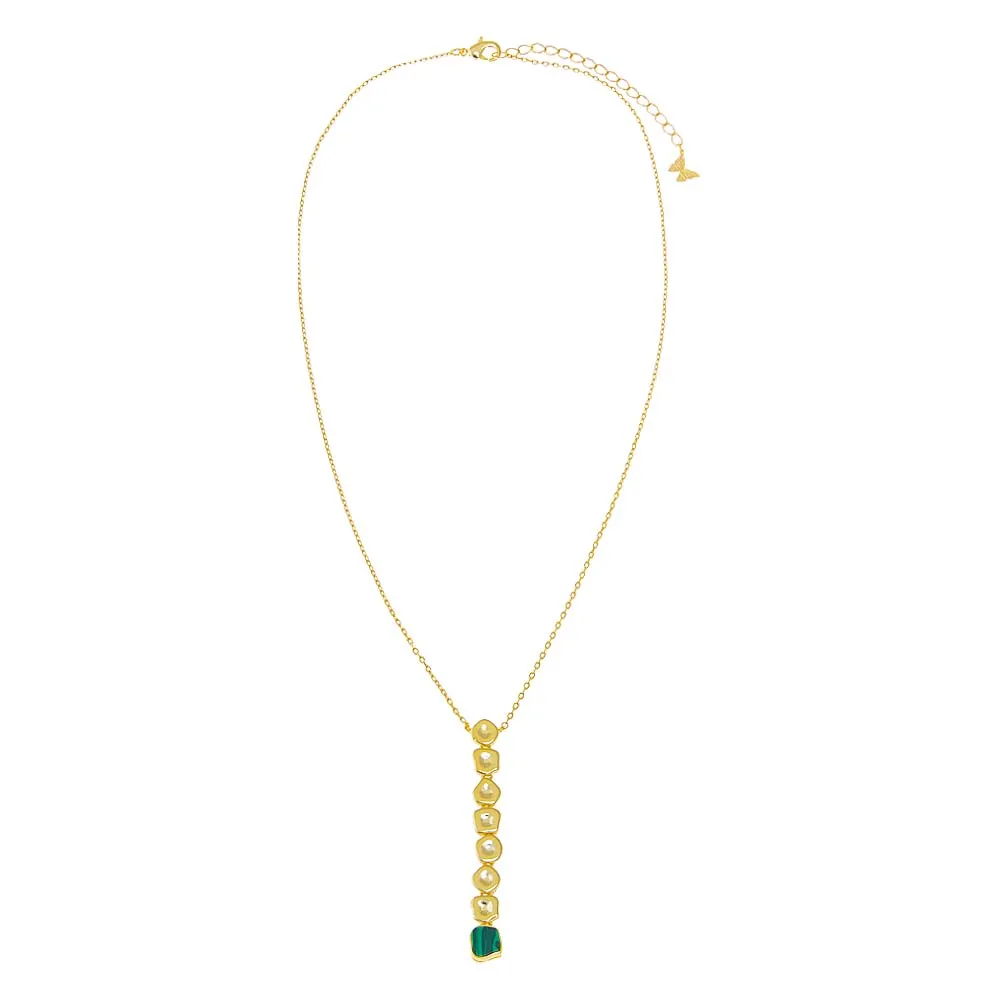 Solid Multi Shape Colored Drop Necklace sold by Adina Eden's product image thumbnail 2