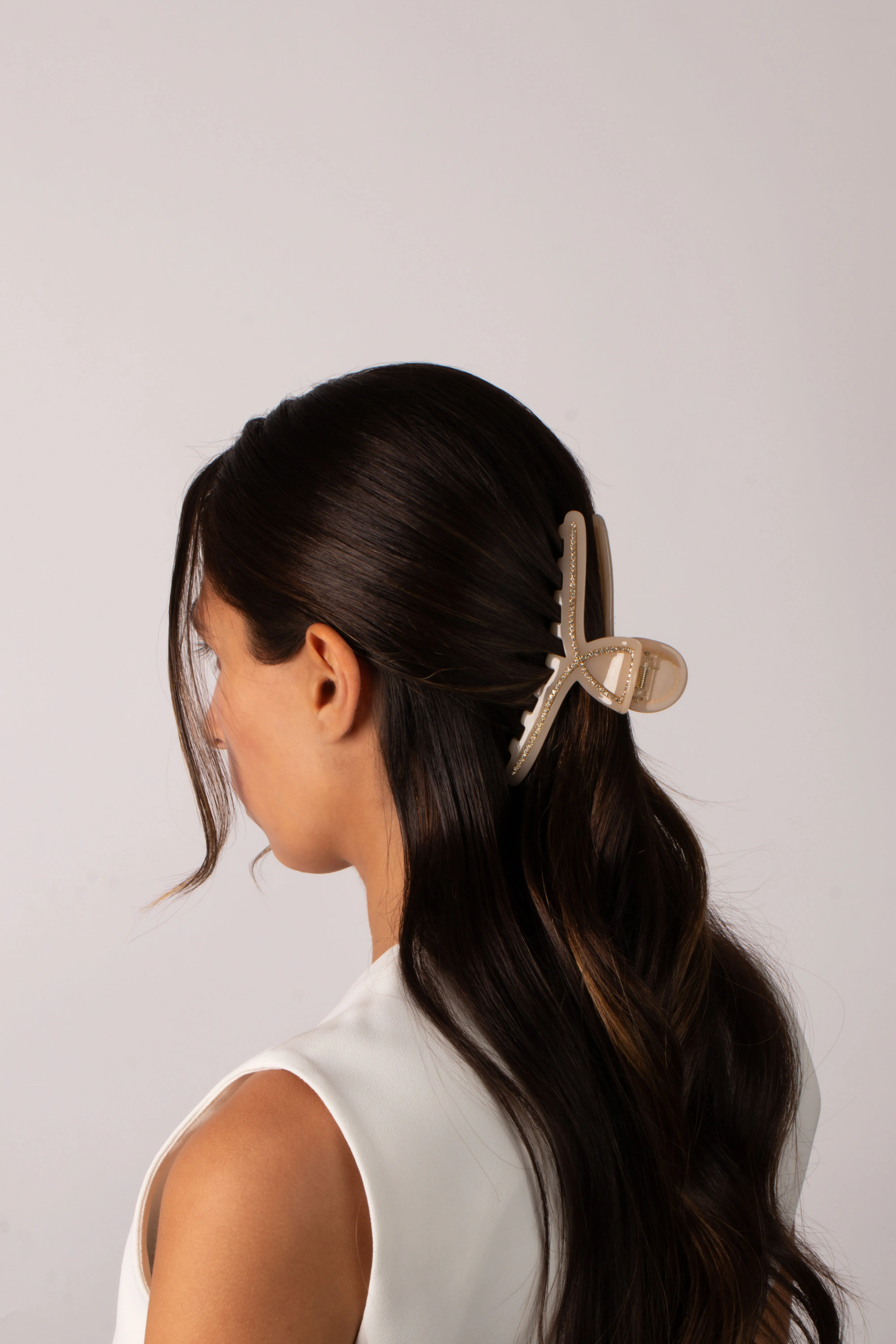 Rhinestone Loop Large Claw Clip sold by Adina Eden's product image thumbnail 2