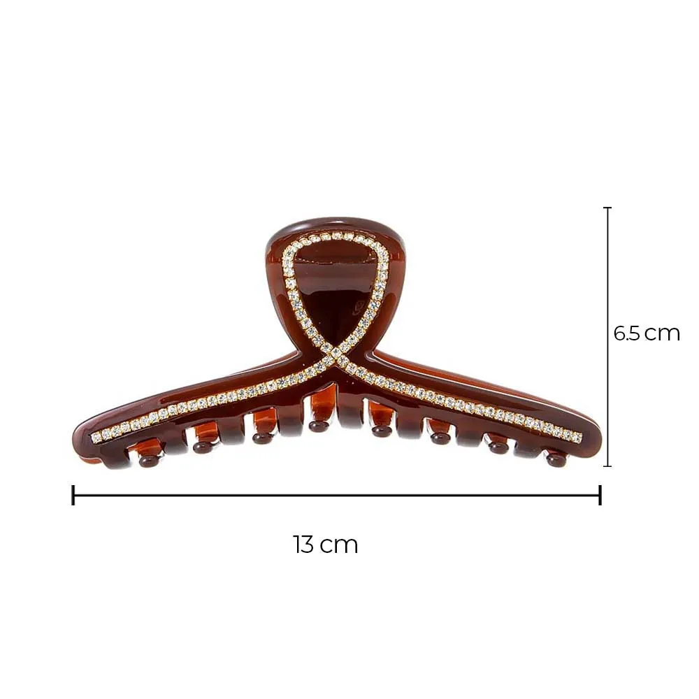 Rhinestone Loop Large Claw Clip sold by Adina Eden's product image thumbnail 3