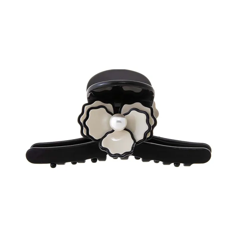 Pearl Flower Loop Large Claw Clip sold by Adina Eden's