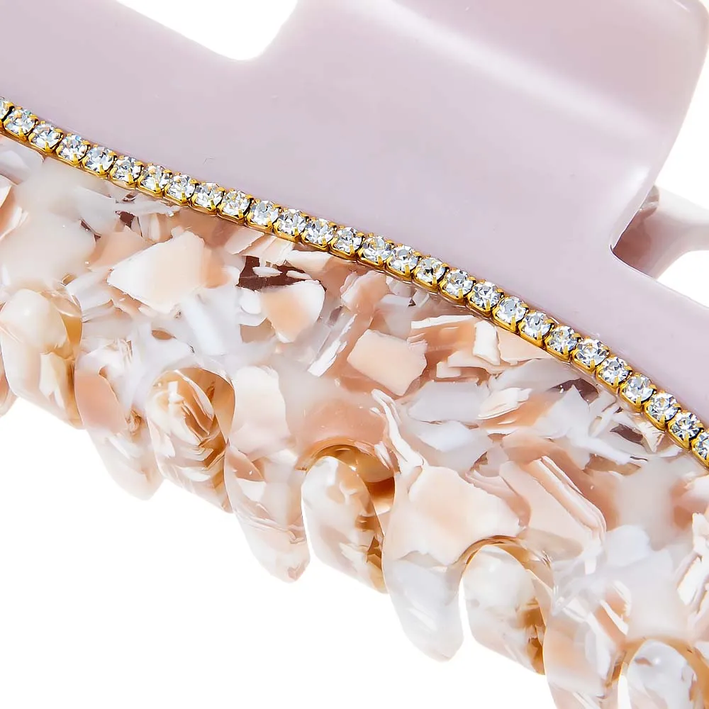 Rhinestone Two Tone Stone Large Claw Clip sold by Adina Eden's product image thumbnail 4