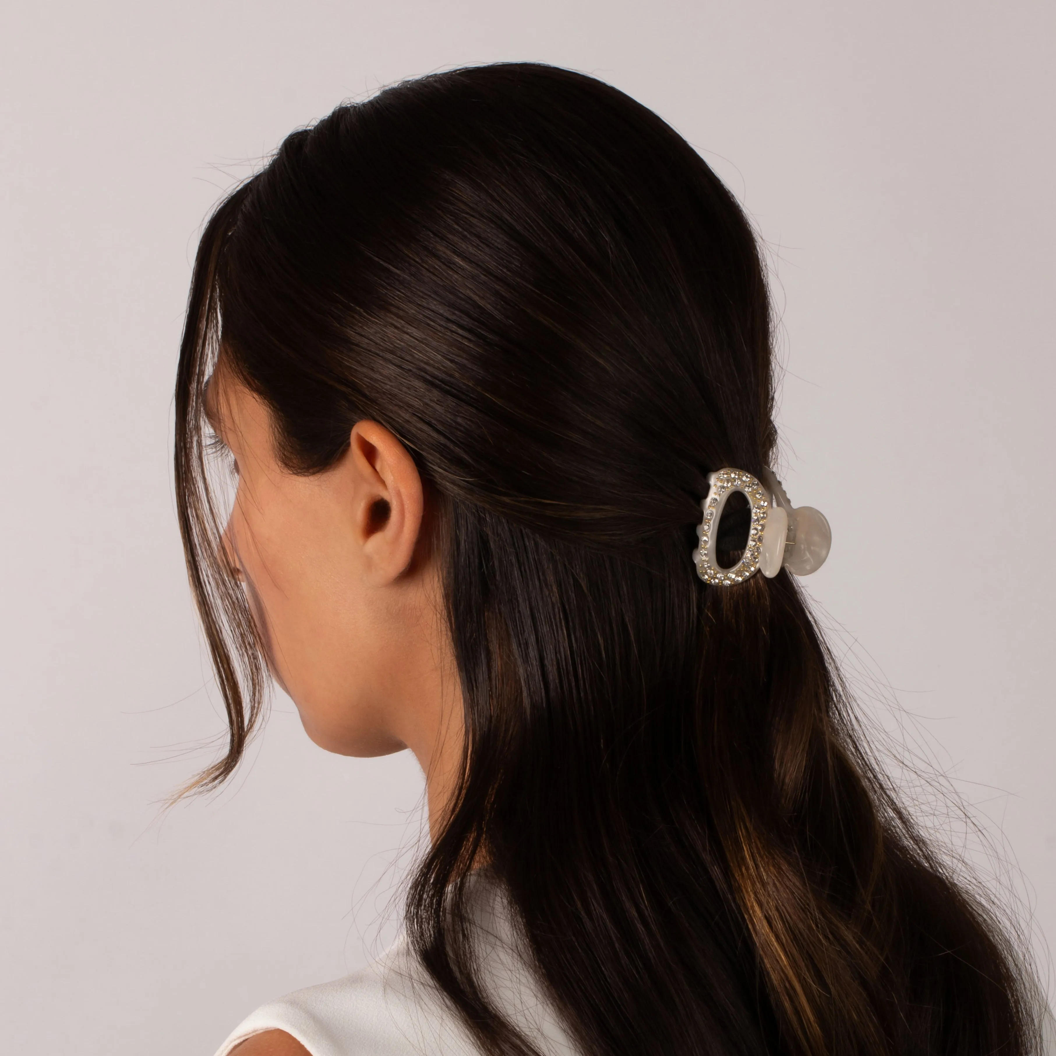 Rhinestone Cutout Small Hair Claw Clip sold by Adina Eden's product image thumbnail 2