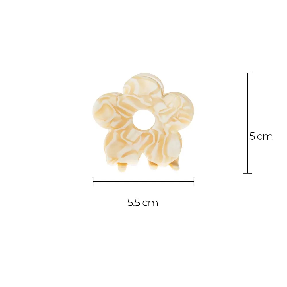 Small Flower Hair Claw Clip sold by Adina Eden's product image thumbnail 4