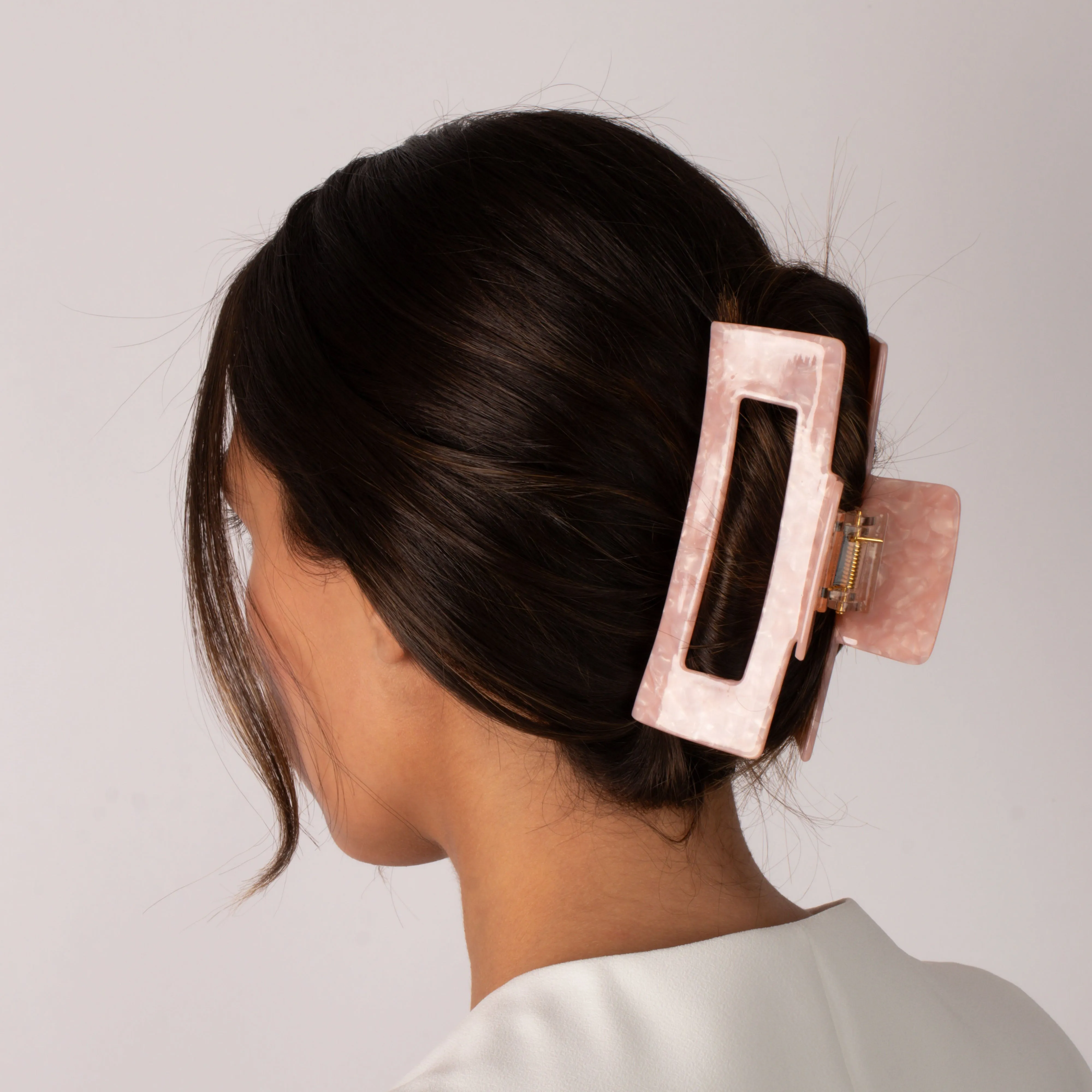 Jumbo Open Rectangle Hair Claw Clip sold by Adina Eden's product image thumbnail 2