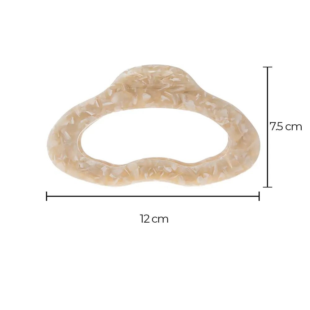Jumbo Open Lip Shape Hair Claw Clip sold by Adina Eden's product image thumbnail 3
