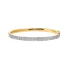 Diamond Triple Row Pave Bangle Bracelet 14K sold by Adina Eden's