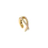 Diamond Pave X Ear Cuff 14K sold by Adina Eden's