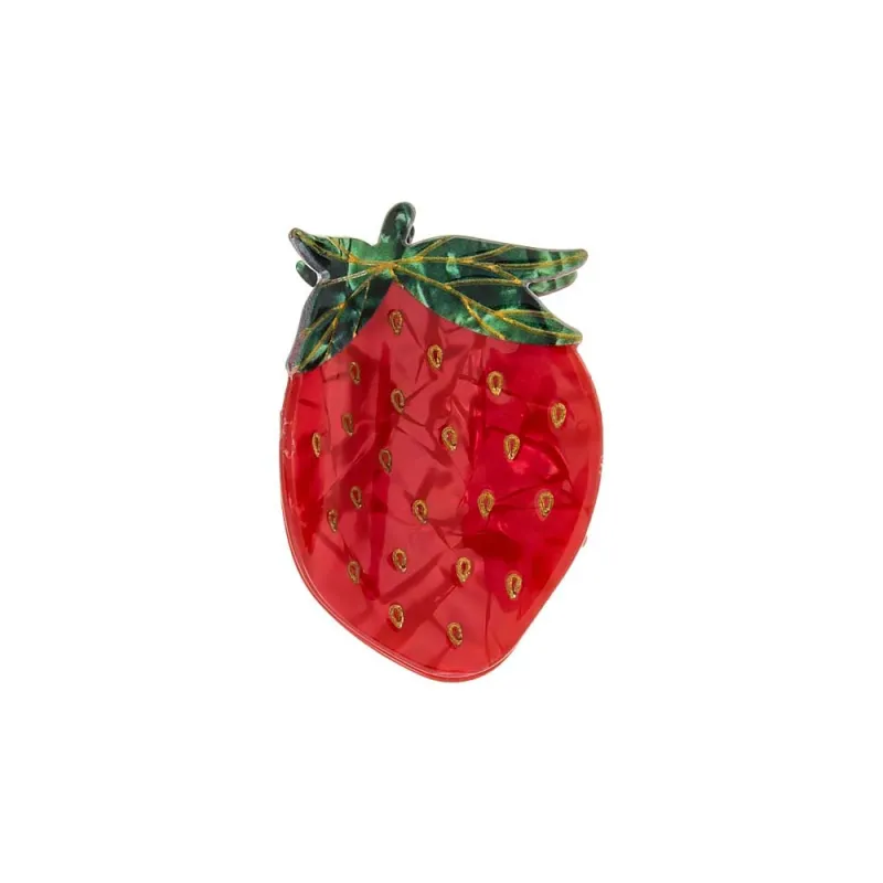 Strawberry Hair Claw Clip sold by Adina Eden's